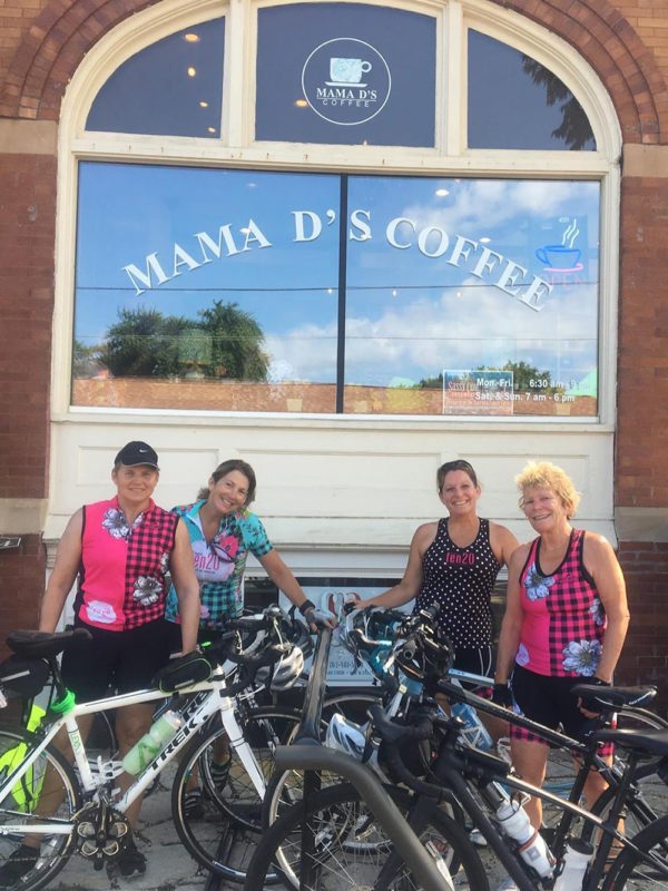 biking coffee shop